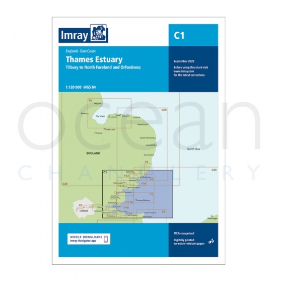 Imray - Chart C1 Thames Estuary