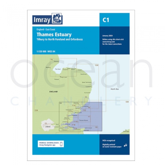 Imray - Chart C1 Thames Estuary