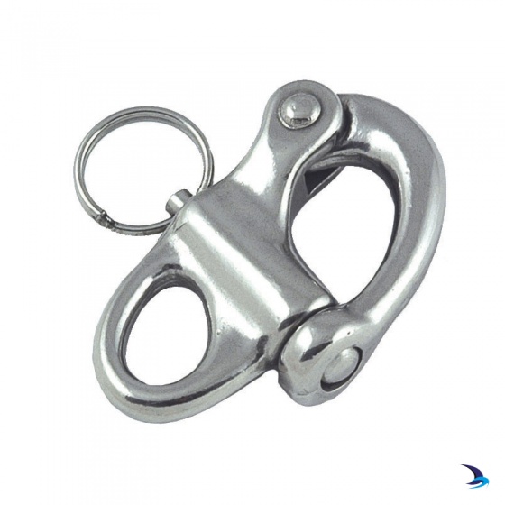 Stainless Steel Snap Shackle With Fixed Eye