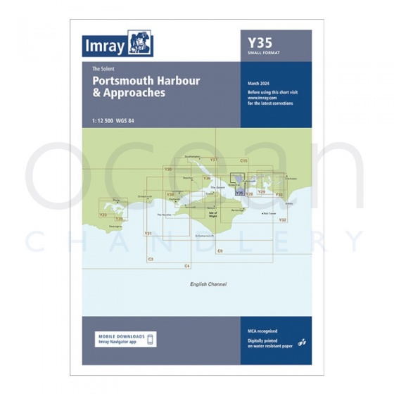 Imray - Chart Y35 Portsmouth Harbour & Approaches (Small Format)