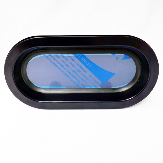 Gebo - Standard Opening Portlight 375 x 175mm Round Ended Blue