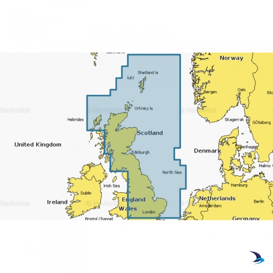 Navionics - Navionics+ NAEU003R Great Britain, Northeast Coast