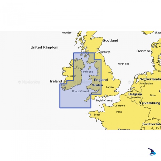 Navionics - Navionics+ NAEU004R Irish Sea