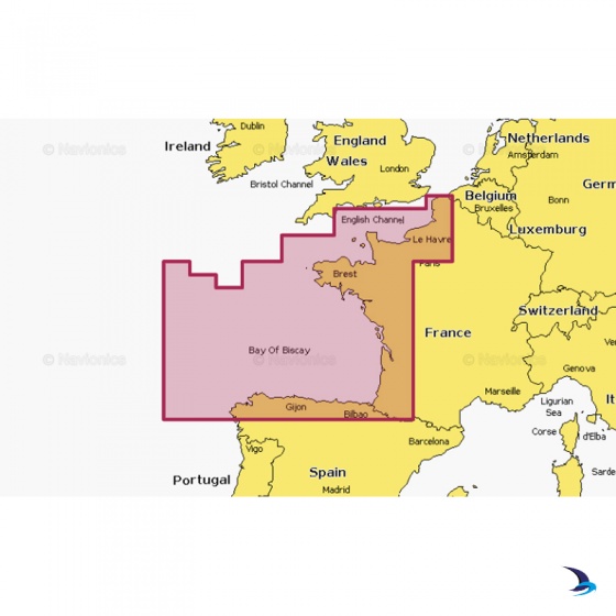 Navionics - Navionics+ NAEU008R Bay of Biscay