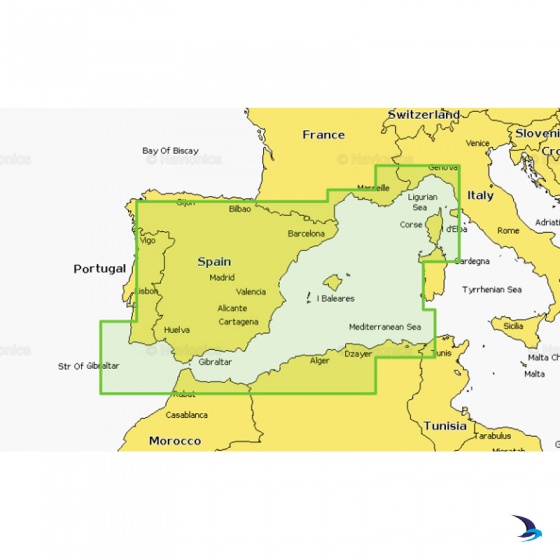 Navionics - Navionics+ NAEU010R Spain, Mediterranean Coast