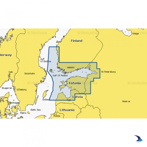 Navionics - Navionics+ NAEU050R Gulf of Finland & Riga