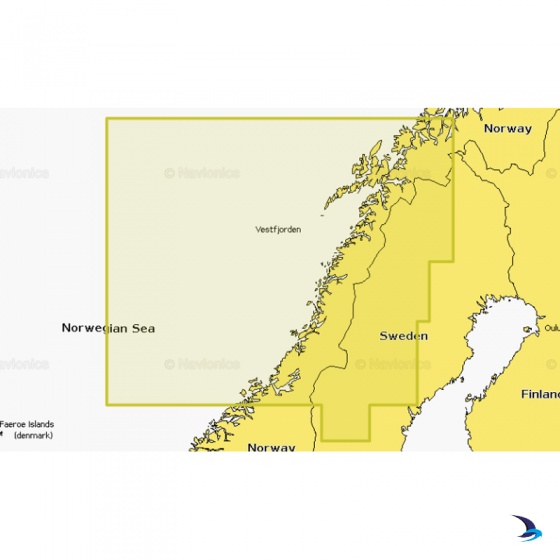 Navionics - Navionics+ NAEU053R Norway, Trondheim to Tromso