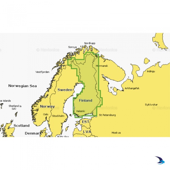 Navionics - Navionics+ NAEU055R Finland, Lakes & Rivers