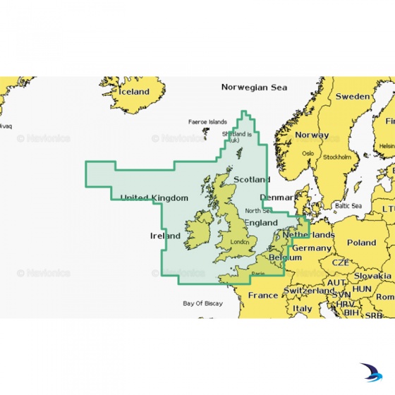 Navionics - Navionics+ NAEU628L U.K., Ireland & Holland