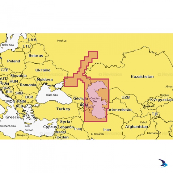 Navionics - Navionics+ NAEU069R Caspian Sea & Lower Volga River