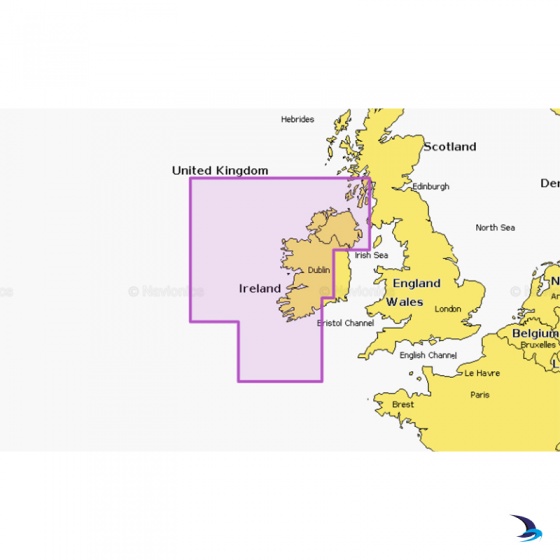 Navionics - Navionics+ NAEU075R Ireland, West Coast