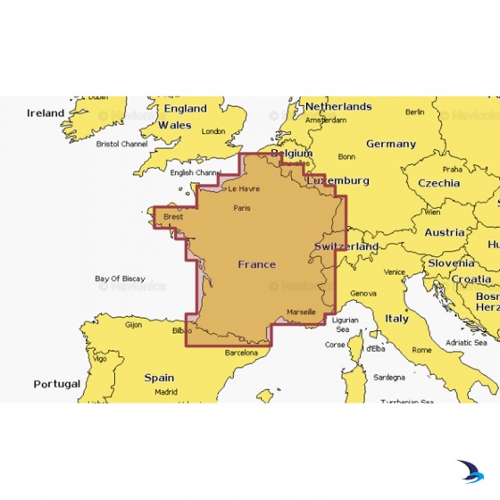 Navionics - Navionics+ NAEU080R France, Lakes & Rivers