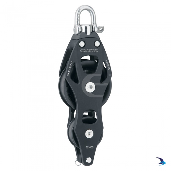 Harken - Element Fiddle Block with Becket 45mm