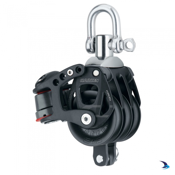 Harken - Element Triple Block with Becket & Cams 45mm