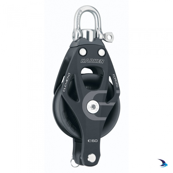 Harken - Element Block Single Swivel with Becket 60mm