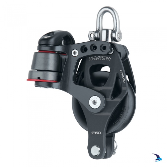 Harken - Element Single Block with Becket & Cams 60mm