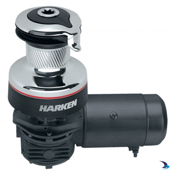 Harken - Radial Electric Winch 46ST Chrome Horizontal Motor