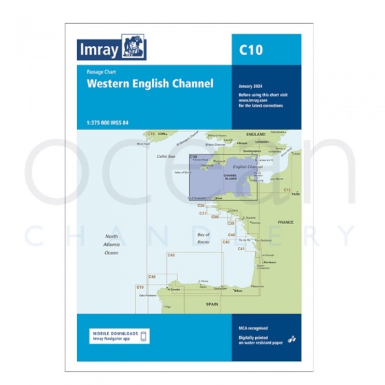 Imray - Chart C10 Western English Channel Passage Chart