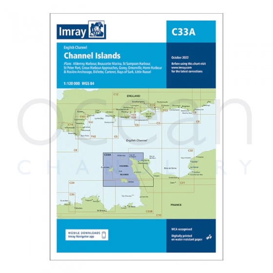 Imray - Chart C33A Channel Islands (North)