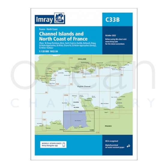 Imray - Chart C33B Channel Islands (South)