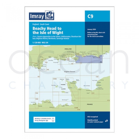 Imray - Chart C9 Beachy Head to Isle of Wight