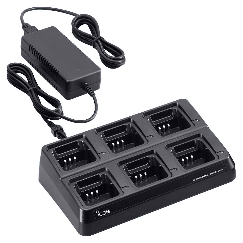 Icom - BC-197 6-way multi charger
