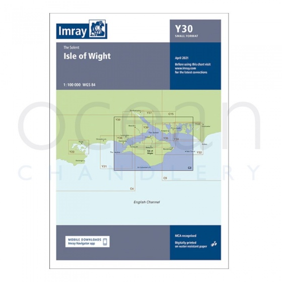 Imray - Chart Y30 Isle of Wight (Small Format)
