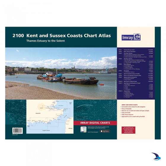 Imray - Chart Folio 2100 Kent & Sussex Coasts