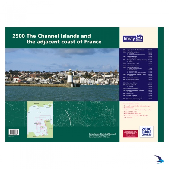 Imray - Chart Folio 2500 Channel Islands & Adjacent Coast of France