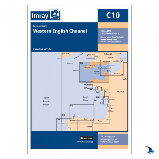 Imray - Chart C10 Western English Channel Passage Chart