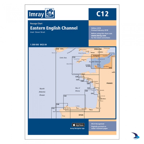 Imray - Chart C12 Eastern English Channel Passage Chart