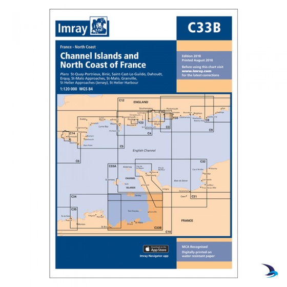 Imray - Chart C33B Channel Islands (South)