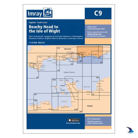 Imray - Chart C9 Beachy Head to Isle of Wight