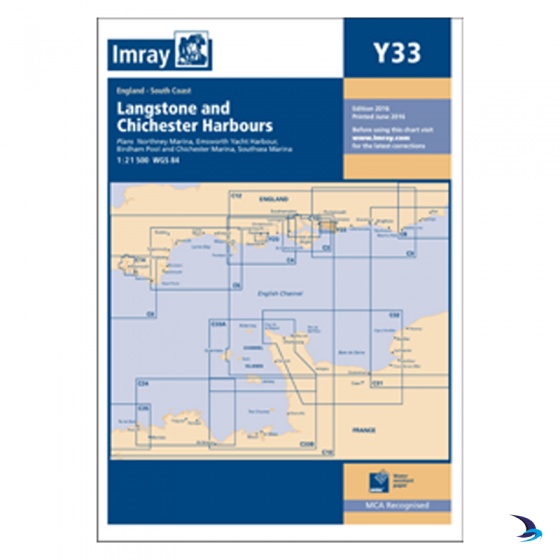 Imray - Chart Y33 Langstone & Chichester Harbours