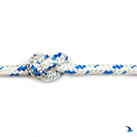 Kingfisher - Braid on Braid Polyester Rope Blue Fleck 8mm