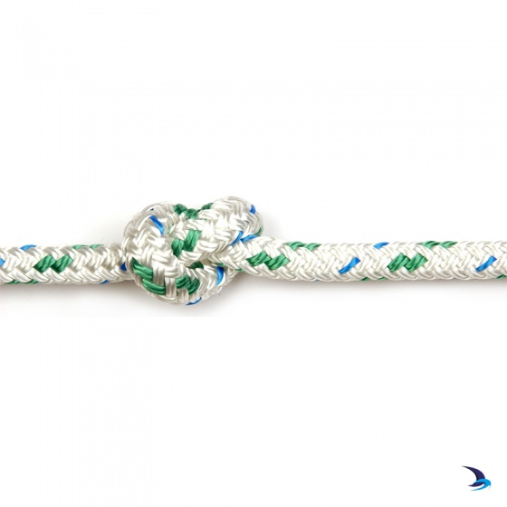 Kingfisher - Braid on Braid Polyester Rope Green Fleck 8mm