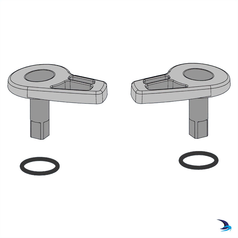 Lewmar - External Handle Pair for Low & Medium Profile Hatches