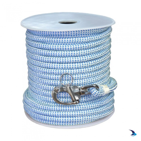 Meridian Zero - Pre-Spliced 12mm Halyard with Snap Shackle Shackle 36m