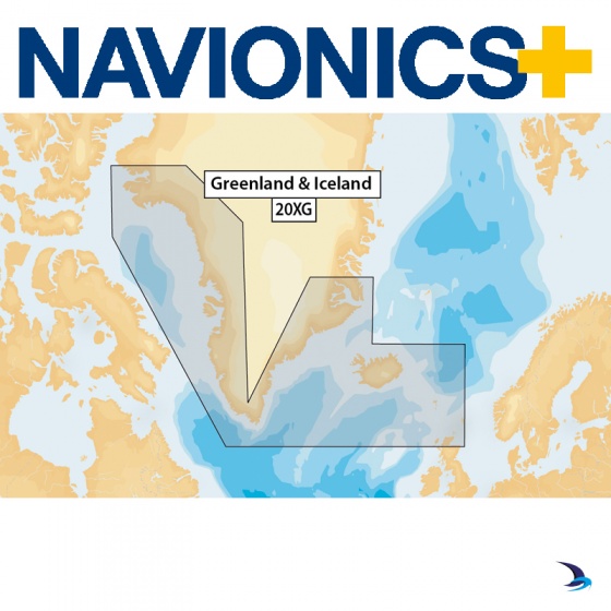 Navionics+ Chart - Greenland & Iceland 20XG (Large)