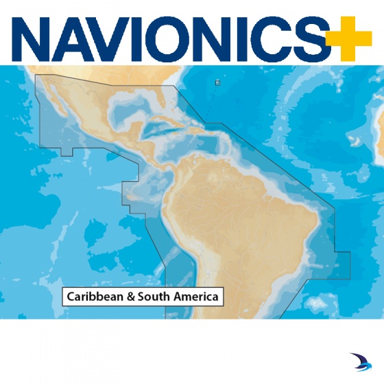 Navionics+ Chart - Caribbean & South America 3XG (Large)