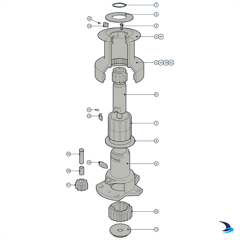 Lewmar - Ocean Winch Spares (Size 16)