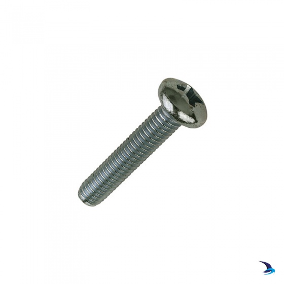 A4 Stainless Steel Pozi Pan Head Screw - M6x60