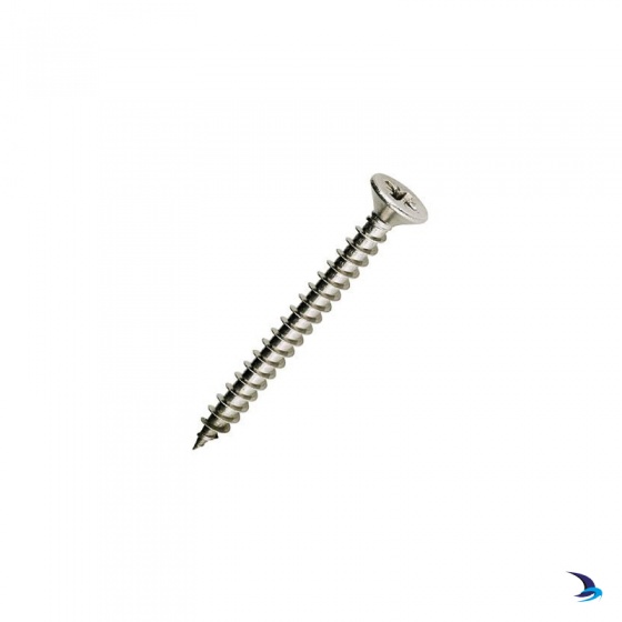 A4 Stainless Steel Pozi Countersunk Self-Tapper - 12x1