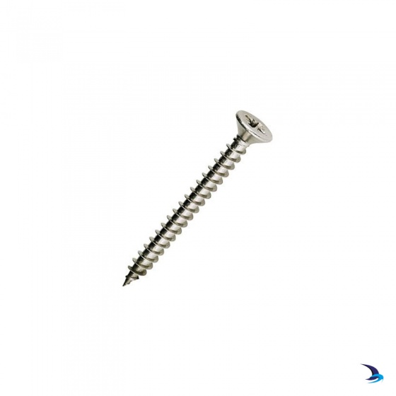 A4 Stainless Steel Pozi Countersunk Self-Tapper - 12x1