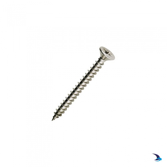 A4 Stainless Steel Pozi Countersunk Self-Tapper - 8x1.25