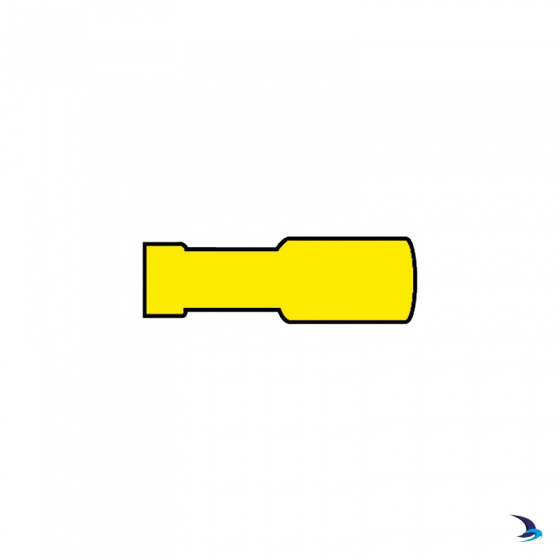 Pre Insulated Terminal Female Bullet 5.0mm Yellow