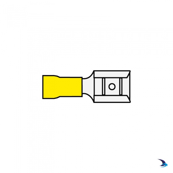 Pre Insulated Terminal Female Spade Yellow 9.5mm