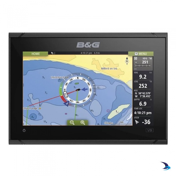 B&G - Vulcan 9'' Chartplotter with Global Basemap