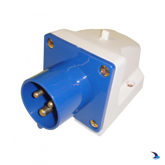 Waveline - Splash Proof Low Profile Shore Power Inlet (Male)