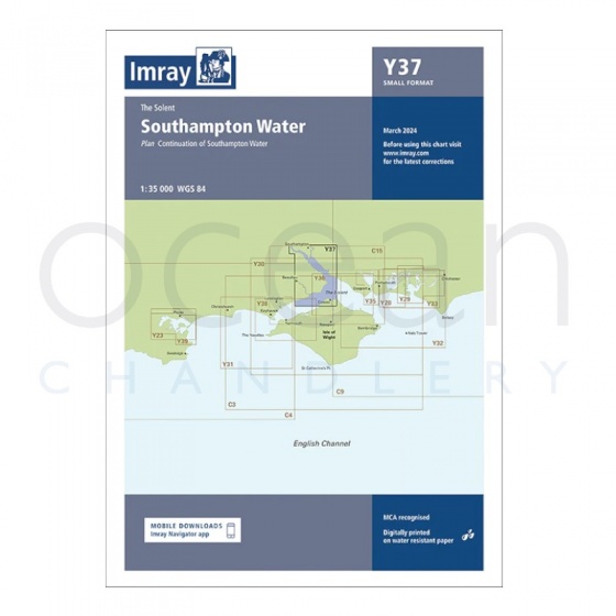 Imray - Chart Y37 Southampton Water (Small Format)